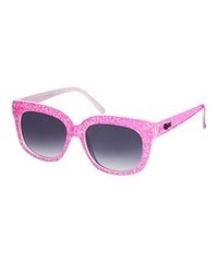 Женские ярко-розовые солнцезащитные очки от Quay