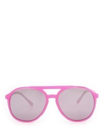 Женские ярко-розовые солнцезащитные очки от Wildfox Couture