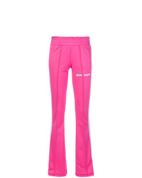 Женские ярко-розовые спортивные штаны в вертикальную полоску от Palm Angels