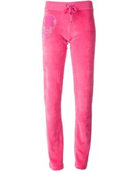 Женские ярко-розовые спортивные штаны от Philipp Plein