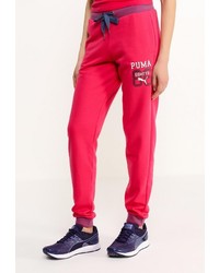 Женские ярко-розовые спортивные штаны от Puma