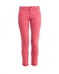 Ярко-розовые узкие брюки от Roxy