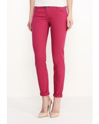 Ярко-розовые узкие брюки от Troll