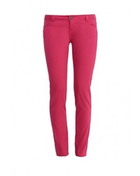 Ярко-розовые узкие брюки от Troll