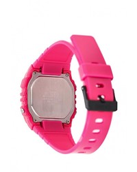 Мужские ярко-розовые часы от CASIO