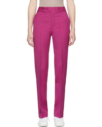 Ярко-розовые шерстяные широкие брюки от Ports 1961