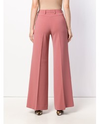 Ярко-розовые широкие брюки от Alberto Biani