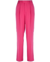 Ярко-розовые широкие брюки от DSquared
