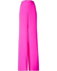 Ярко-розовые широкие брюки от Emilio Pucci
