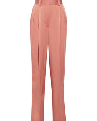 Ярко-розовые широкие брюки от Lanvin