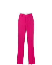 Ярко-розовые широкие брюки от Marni