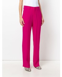 Ярко-розовые широкие брюки от Marni