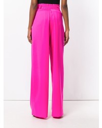 Ярко-розовые широкие брюки от Styland