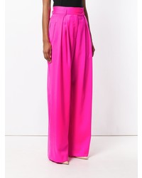 Ярко-розовые широкие брюки от Styland