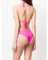 Ярко-розовый бикини-топ от MSGM