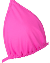 Ярко-розовый бикини-топ от MSGM