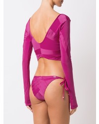 Ярко-розовый бикини-топ от Amir Slama