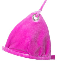 Ярко-розовый бикини-топ от Fleur Du Mal