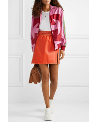 Женский ярко-розовый бомбер с принтом от Gucci