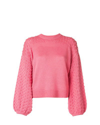 Женский ярко-розовый вязаный свитер от Nude