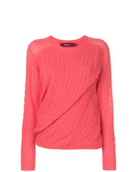Женский ярко-розовый вязаный свитер от Sies Marjan