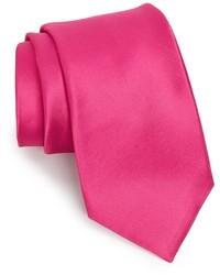 Ярко-розовый галстук