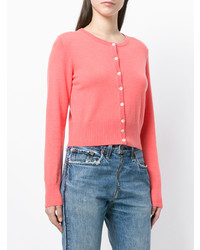 Женский ярко-розовый кардиган от N.Peal