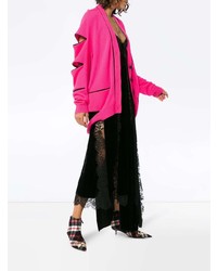 Женский ярко-розовый кардиган от Christopher Kane