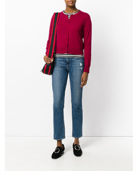 Женский ярко-розовый кардиган от Paule Ka