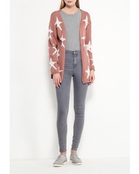 Женский ярко-розовый кардиган от Please