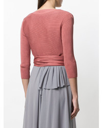 Женский ярко-розовый кардиган от Erika Cavallini