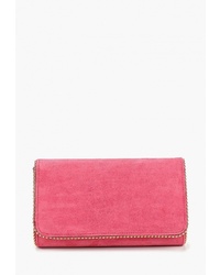 Ярко-розовый клатч из плотной ткани от Olga Berg