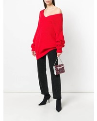 Ярко-розовый клатч с принтом от Jimmy Choo