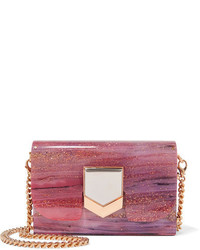 Ярко-розовый клатч от Jimmy Choo