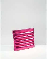 Ярко-розовый клатч от Asos
