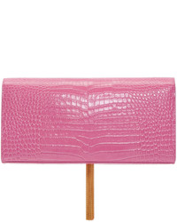 Ярко-розовый клатч от Saint Laurent