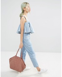 Ярко-розовый клатч от Asos