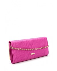 Ярко-розовый кожаный клатч от Aldo