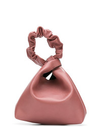 Ярко-розовый кожаный клатч от Elena Ghisellini