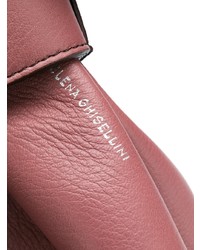Ярко-розовый кожаный клатч от Elena Ghisellini