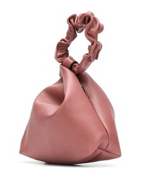 Ярко-розовый кожаный клатч от Elena Ghisellini