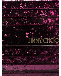 Ярко-розовый кожаный клатч от Jimmy Choo