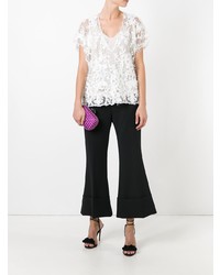 Ярко-розовый кожаный клатч от Bottega Veneta