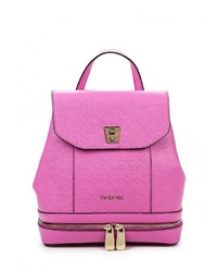 Женский ярко-розовый кожаный рюкзак от Cromia