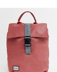 Женский ярко-розовый кожаный рюкзак от Mi-pac