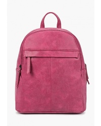Женский ярко-розовый кожаный рюкзак от Ors Oro