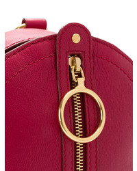 Женский ярко-розовый кожаный рюкзак от See by Chloe