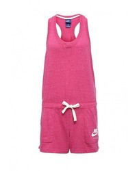 Ярко-розовый комбинезон с шортами от Nike