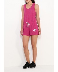 Ярко-розовый комбинезон с шортами от Nike