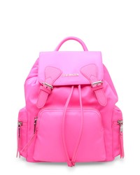 Ярко-розовый нейлоновый рюкзак